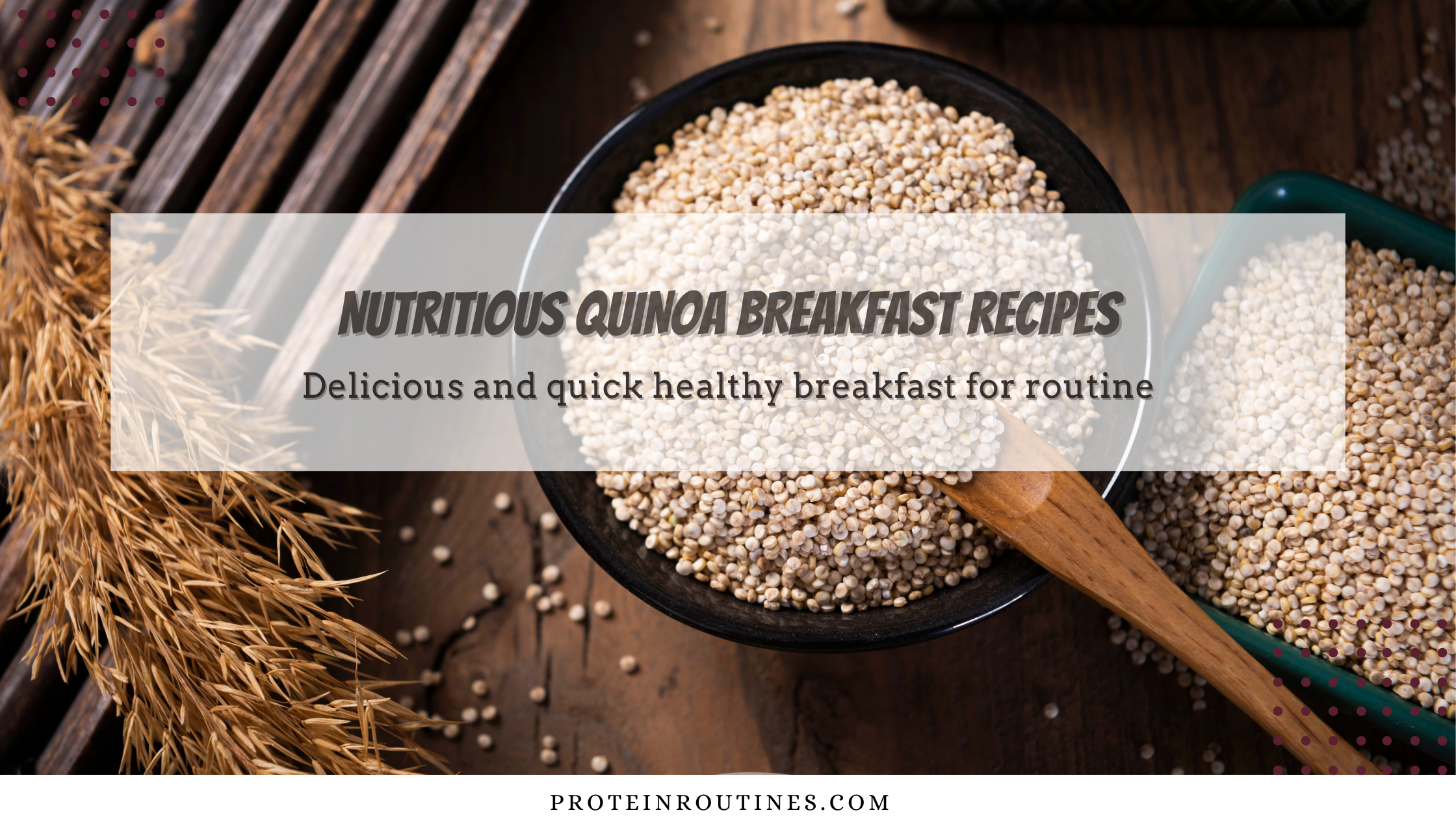 Quinoa Breakfast Recipe